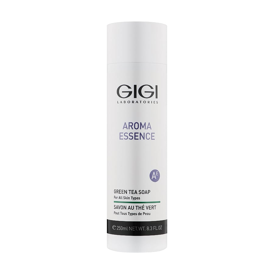 Мило Gigi Aroma Essence Green Tea Soap для всіх типів шкіри обличчя, з зеленим чаєм, 250 мл